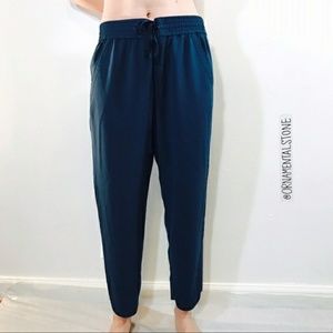 Lou & Grey Dark Teal Jogger Style Trousers